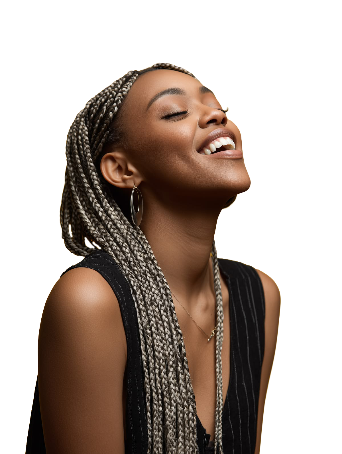 Afro kinky bulk human hair for boho braids on 4C hair