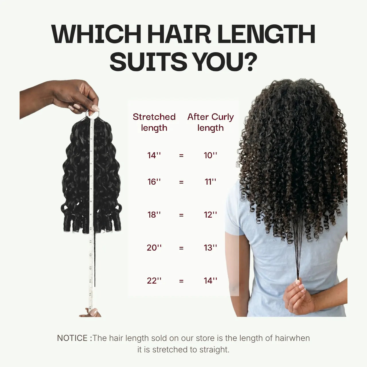 THE FOX Feather Crochet Human Hair Extensions - Natural Black